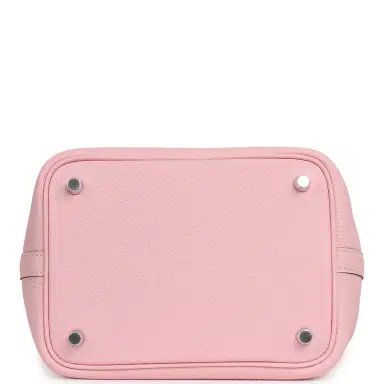 HERMÈS Hermes Picotin Lock 18 Rose Sakura Clemence Palladium Hardware | Thumbnail 6