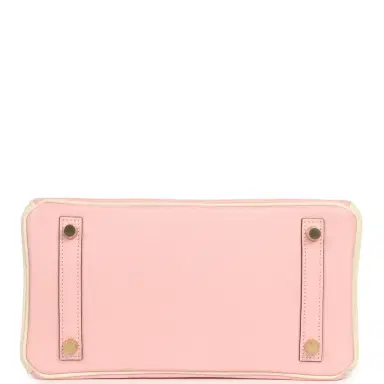 HERMÈS Hermes Special Order (HSS) Birkin 25 Rose Sakura, Nata Chevre Mysore Brushed Gold Hardware | Thumbnail 6