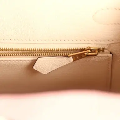 HERMÈS Hermes Special Order (HSS) Birkin 25 Rose Sakura, Nata Chevre Mysore Brushed Gold Hardware | Thumbnail 8