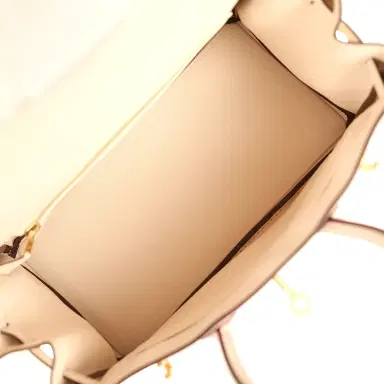 HERMÈS Hermes Special Order (HSS) Birkin 25 Rose Sakura, Nata Chevre Mysore Brushed Gold Hardware | Thumbnail 9