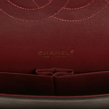 Chanel Pre-owned Chanel Maxi Classic Double Flap Bag Black Lambskin Gold Hardware | Thumbnail 9 Chanel Pre-owned Chanel Maxi Classic Double Flap Bag Black Lambskin Gold Hardware | Thumbnail 9