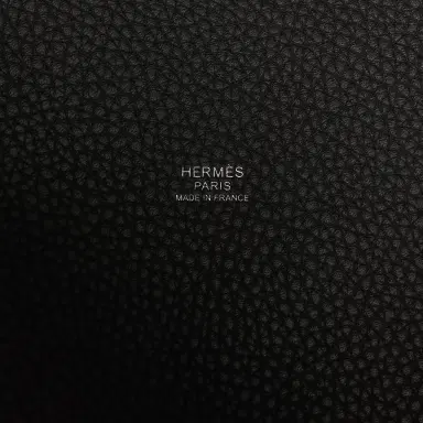 HERMÈS Pre-owned Hermes Picotin Lock 22 Black Clemence Palladium Hardware | Thumbnail 7 HERMÈS Pre-owned Hermes Picotin Lock 22 Black Clemence Palladium Hardware | Thumbnail 7
