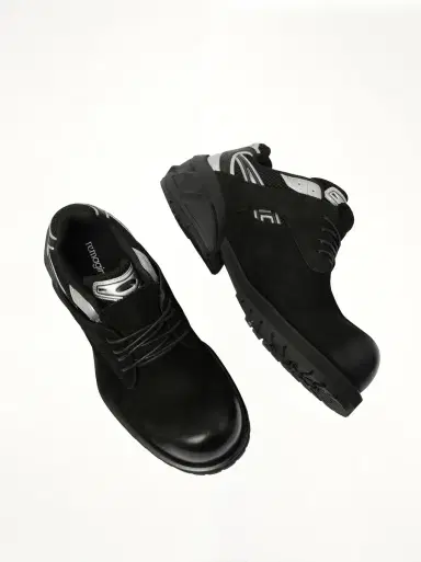 REMAGINE Starting Bigger Hybrid Derby in Black/white/silver Black | Thumbnail 4