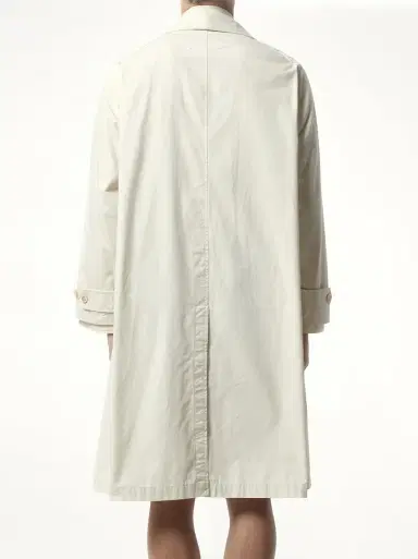 Maison Margiela Trench Rain Coat in Ivory White | Thumbnail 6