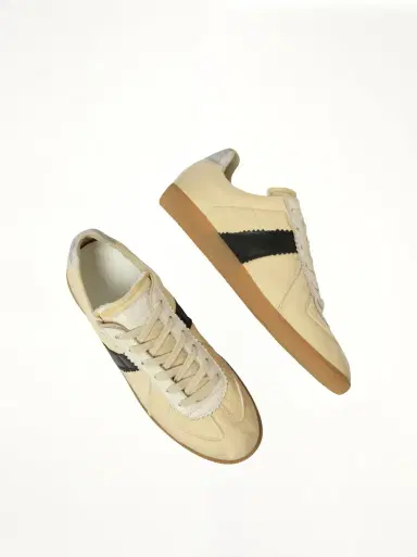 Maison Margiela Replica Sneaker in Black/yellow Black | Thumbnail 4