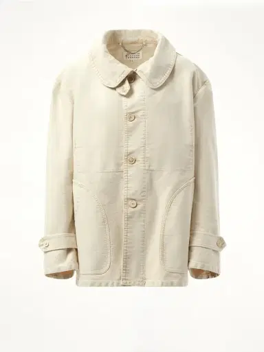 Maison Margiela Workers Moleskin Jacket in Nut Wash Brown | Thumbnail 3 Maison Margiela Workers Moleskin Jacket in Nut Wash Brown | Thumbnail 3