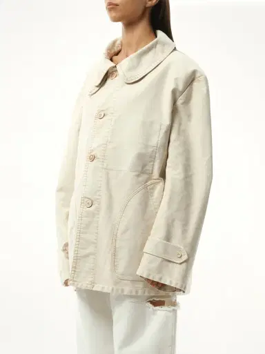 Maison Margiela Workers Moleskin Jacket in Nut Wash Brown | Thumbnail 5 Maison Margiela Workers Moleskin Jacket in Nut Wash Brown | Thumbnail 5