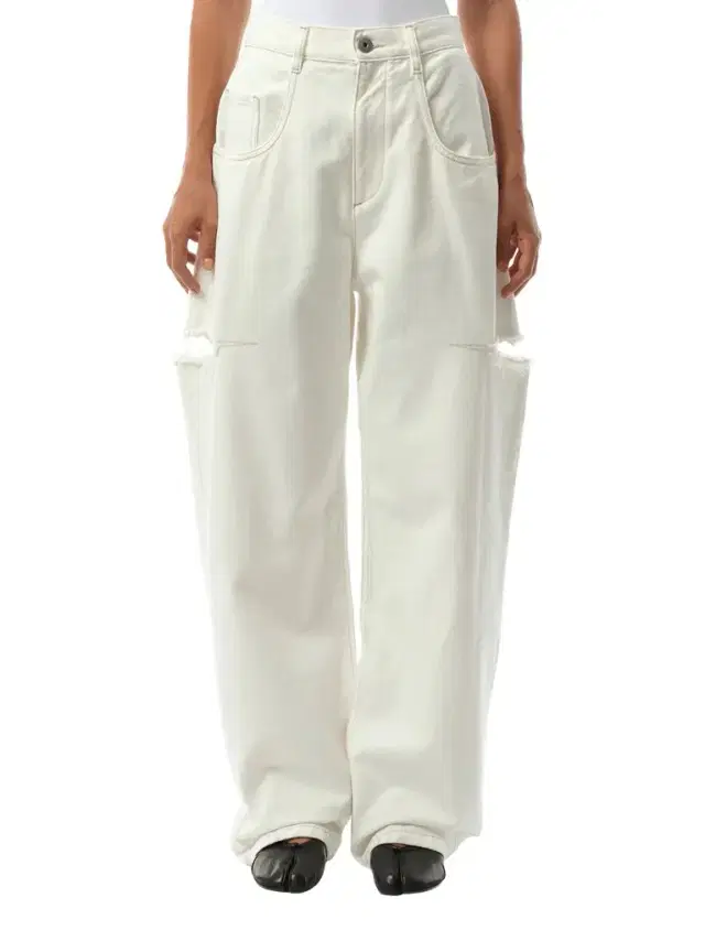 Maison Margiela Slash Loose Fit Denim Jeans