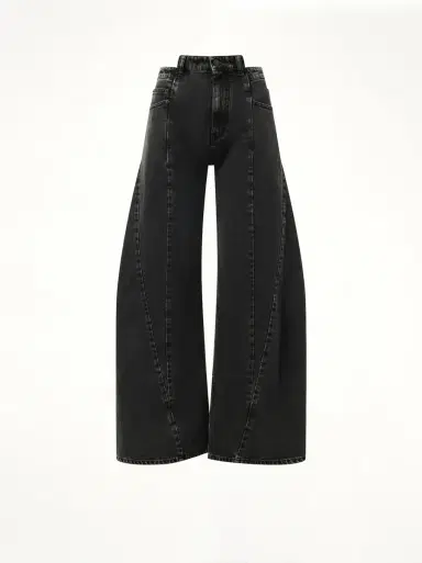 Maison Margiela Cut Out Waistband Relaxed Fit Denim Jeans | Thumbnail 3