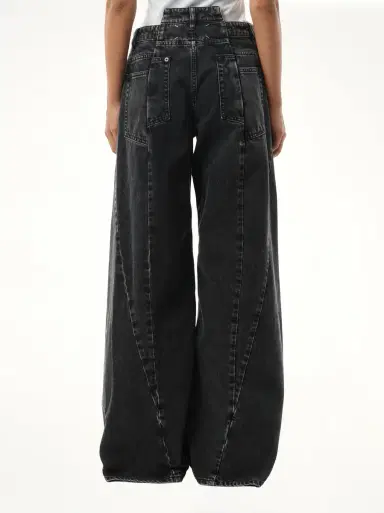 Maison Margiela Cut Out Waistband Relaxed Fit Denim Jeans | Thumbnail 6