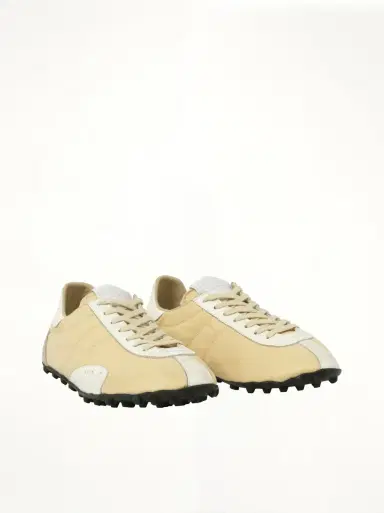 Maison Margiela Sprinters Low Top Sneaker in Yellow/white/antique White Yellow | Thumbnail 3 Maison Margiela Sprinters Low Top Sneaker in Yellow/white/antique White Yellow | Thumbnail 3