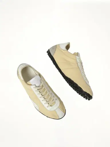 Maison Margiela Sprinters Low Top Sneaker in Yellow/white/antique White Yellow | Thumbnail 4 Maison Margiela Sprinters Low Top Sneaker in Yellow/white/antique White Yellow | Thumbnail 4