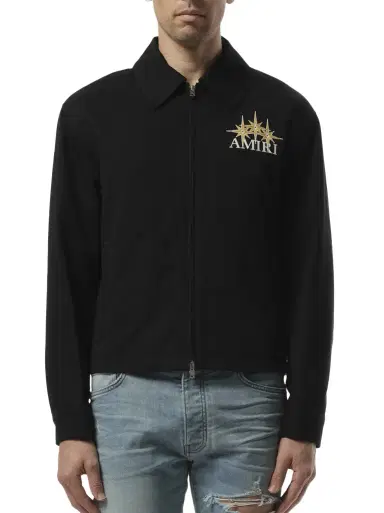 AMIRI Starburst Zip Blouson | Thumbnail 1 AMIRI Starburst Zip Blouson | Thumbnail 1