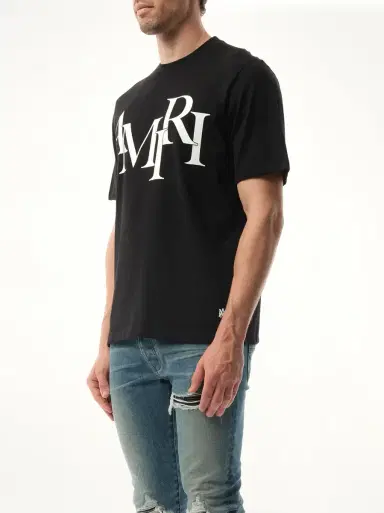 AMIRI Amiri Staggered Logo T-shirt | Thumbnail 5 AMIRI Amiri Staggered Logo T-shirt | Thumbnail 5