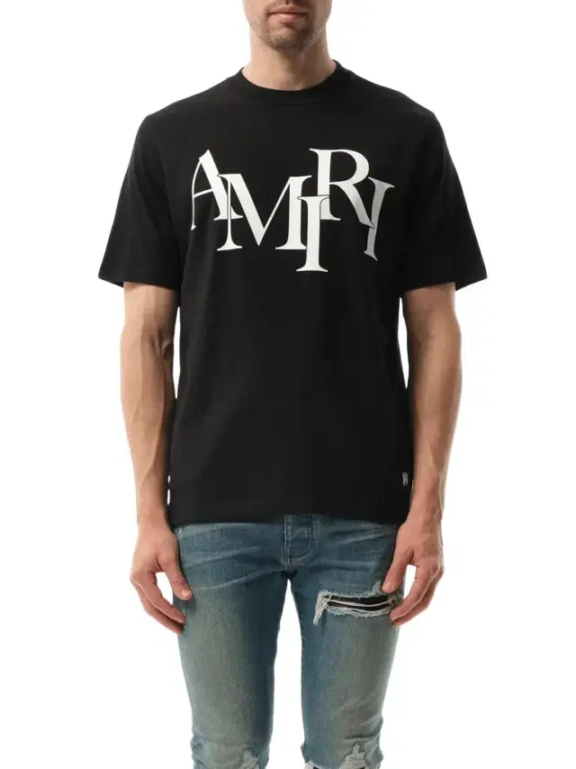 AMIRI Amiri Staggered Logo T-shirt