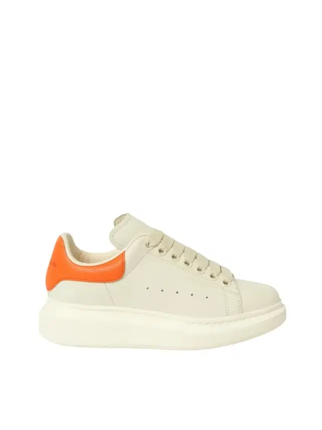 Alexander McQueen Larry Oversized Sneaker in Off White/orange White