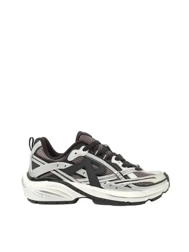 Represent Storm Runners Sneakers in Silver/black Silver