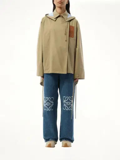 Loewe Hooded Anagram Parka in Sweet Caramel Beige | Thumbnail 4 Loewe Hooded Anagram Parka in Sweet Caramel Beige | Thumbnail 4