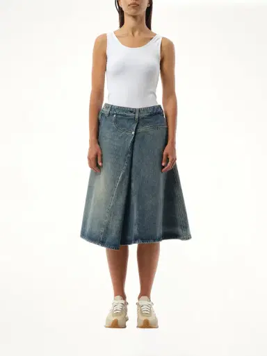 Loewe Deconstructed Skirt | Thumbnail 4 Loewe Deconstructed Skirt | Thumbnail 4
