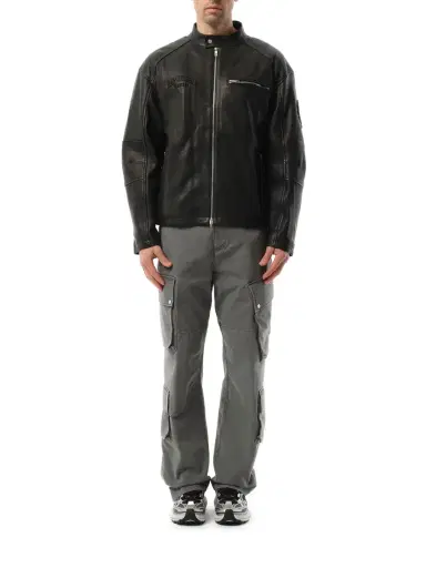 Represent Belstaff Leather Race Jacket | Thumbnail 4 Represent Belstaff Leather Race Jacket | Thumbnail 4