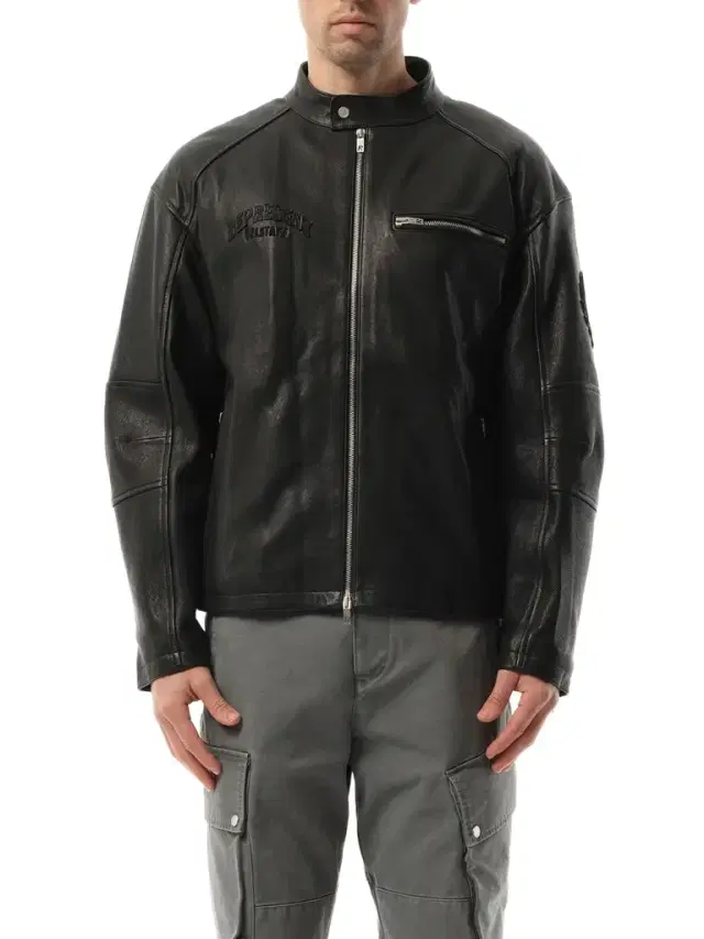 Represent Belstaff Leather Race Jacket