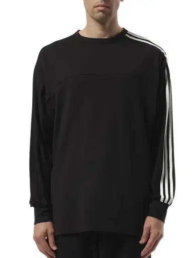 Y-3 3 Stripe Long Sleeve T-shirt | Thumbnail 1 Y-3 3 Stripe Long Sleeve T-shirt | Thumbnail 1