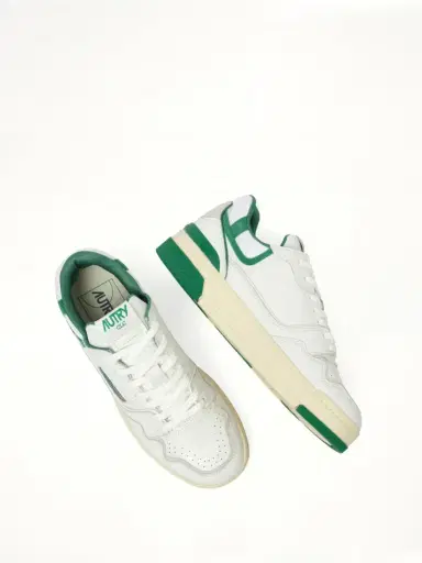 Autry Clc Low Sneakers in White/amazon White | Thumbnail 4 Autry Clc Low Sneakers in White/amazon White | Thumbnail 4