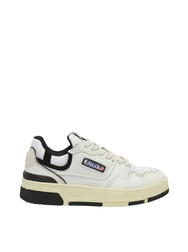 Autry Clc Low Sneakers in White/black White
