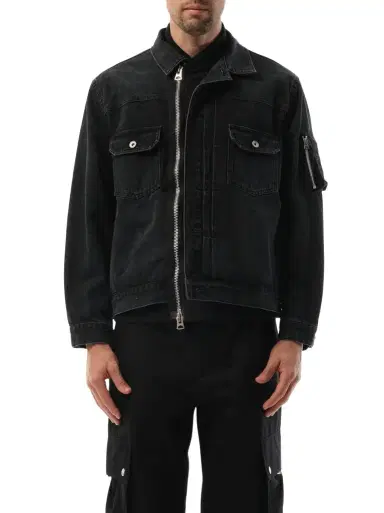 Sacai Denim Nylon Double Jacket | Thumbnail 1 Sacai Denim Nylon Double Jacket | Thumbnail 1