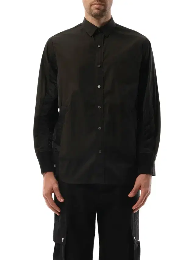 Sacai Cotton Poplin Nylon Shirt