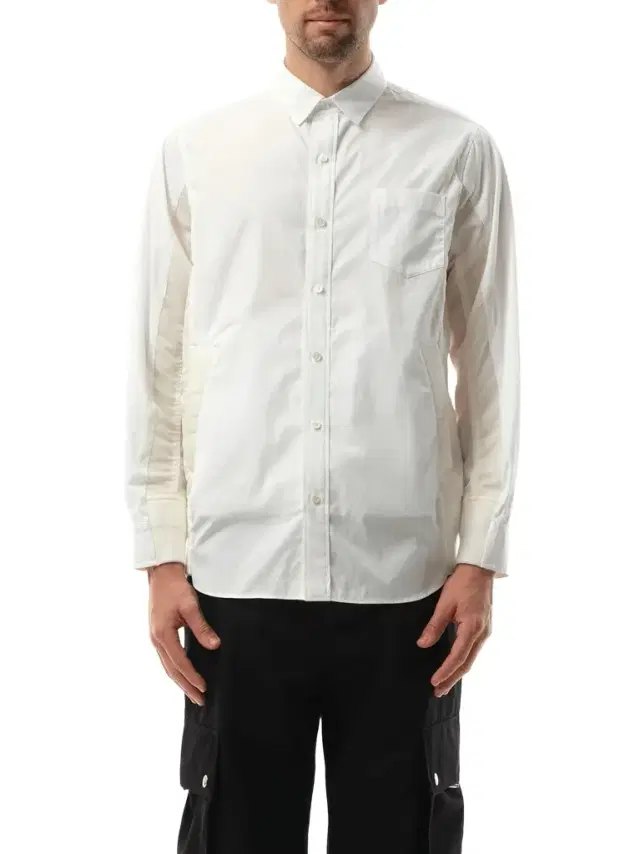 Sacai Cotton Poplin Nylon Shirt
