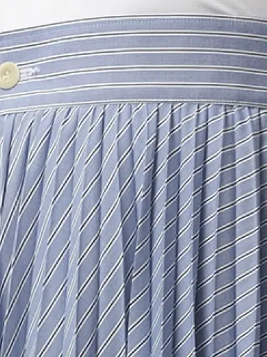 Sacai Cotton Poplin Stripe Skirt | Thumbnail 2 Sacai Cotton Poplin Stripe Skirt | Thumbnail 2