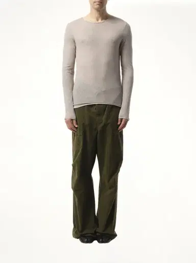 Entire Studios Duplex Knit Sweater in Marble Grey | Thumbnail 4