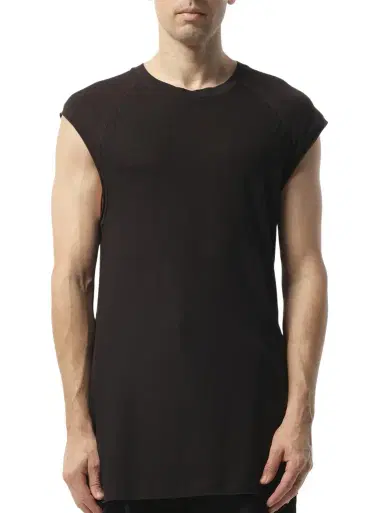 Entire Studios Long Tank Top in Soot Black | Thumbnail 1 Entire Studios Long Tank Top in Soot Black | Thumbnail 1