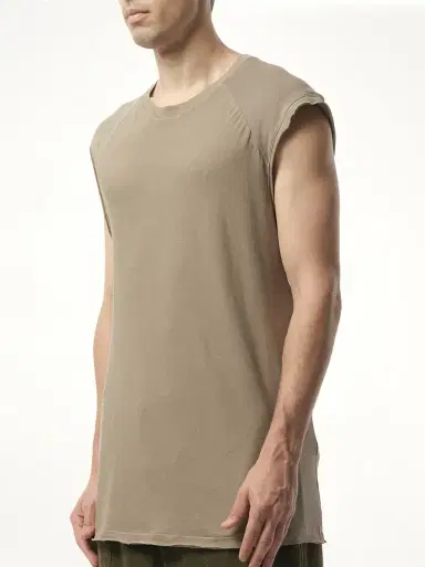 Entire Studios Long Tank Top in Shamrock Brown | Thumbnail 5 Entire Studios Long Tank Top in Shamrock Brown | Thumbnail 5