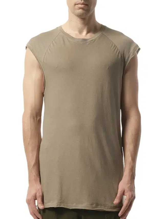 Entire Studios Long Tank Top in Shamrock Brown