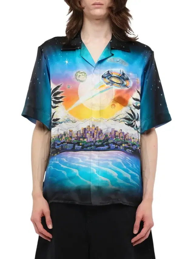 Casablanca La Premonition Cuban Collar Shirt