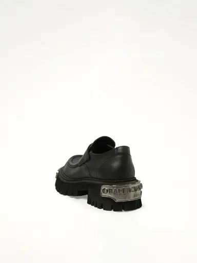 Balenciaga Tractor Loafer L20 in Black/silver | Thumbnail 2 Balenciaga Tractor Loafer L20 in Black/silver | Thumbnail 2