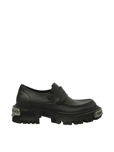 Balenciaga Tractor Loafer L20 in Black/silver | Thumbnail 1 Balenciaga Tractor Loafer L20 in Black/silver | Thumbnail 1