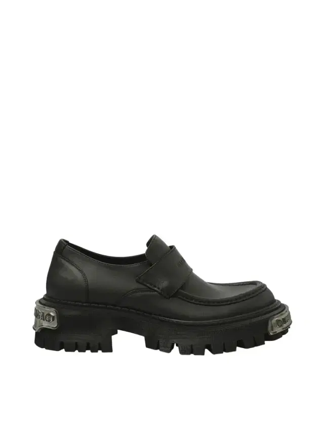 Balenciaga Tractor Loafer L20 in Black/silver