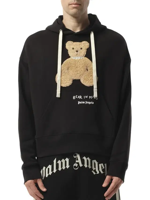 Palm Angels Bear in Mind Over Hoodie Black/brown Black