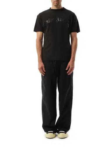 Palm Angels Curved Logo Regular T-shirt | Thumbnail 4