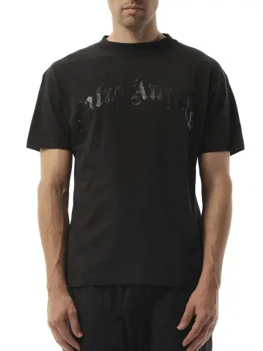 Palm Angels Curved Logo Regular T-shirt | Thumbnail 1