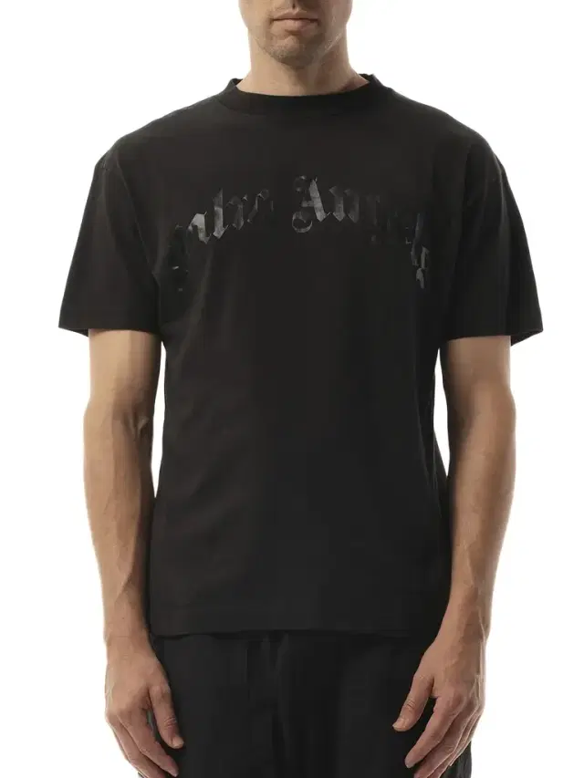 Palm Angels Curved Logo Regular T-shirt