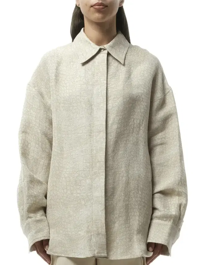 Jacquemus La Chemise Pasadena in Croco