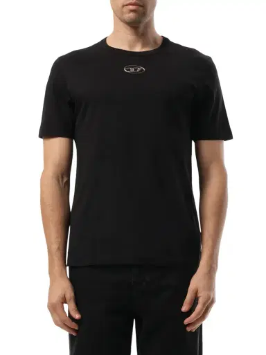 Diesel T-adjust D Logo T-shirt | Thumbnail 1 Diesel T-adjust D Logo T-shirt | Thumbnail 1