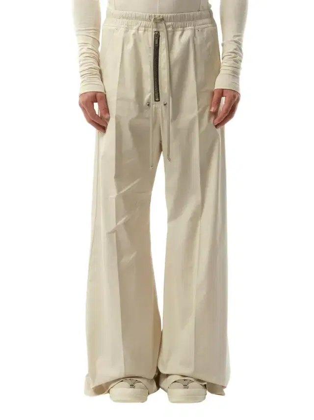 Rick Owens Wide Bela Pants in Dinge White