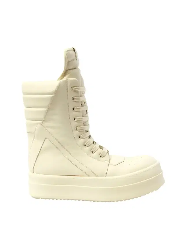 Rick Owens Mega Geobasket in Milk/milk White