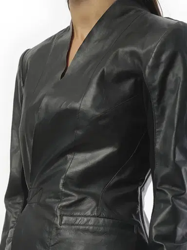 Rick Owens Hollywood Leather Jacket | Thumbnail 2 Rick Owens Hollywood Leather Jacket | Thumbnail 2