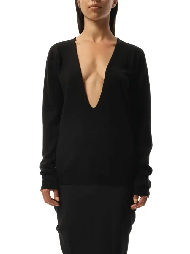 Rick Owens Extreme V Neck Pullover